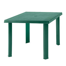 DIMAPLAST Tavolo Quadrato Modello Figaro Colore Verde 60345