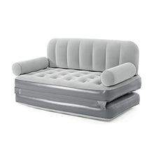 Bestway Divano 3 Posizioni in 1, PVC, Grigio, 188 x 152 x 64 cm