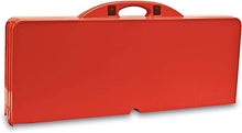 CASTOR Tavolo da Picnic all'aperto Tavolo da Tavolo Pieghevole 'con posti a Sedere per 4, Rosso BBQ Party Table