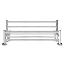 BIGTO - Portasciugamani in acciaio INOX con 6 tubi