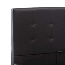SKM Giroletto con Contenitore Idraulico Nero Similpelle 140x200cm