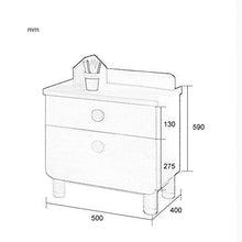 H-CAR Comodino Moderno Semplice Scaffale Semplice, Comodino per Camera da Letto Armadietto Economico
