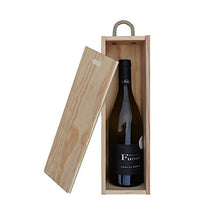 Cassetta in Legno per Vino Personalizzata per 1 Bottiglia - Comme Le Bon Vin - Modello Donna