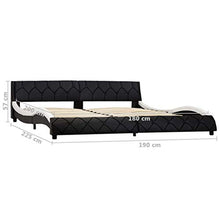 SKM Giroletto Nero e Bianco in Similpelle 180x200 cm (38.1kg)