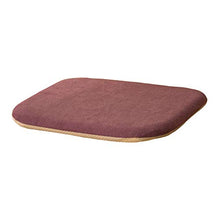 XHNXHN Cuscini per sedie Imbottiti in Memory Foam, Cuscini per sedie da Pranzo per Interni Cuscino per sedili da Esterno Mobili da Giardino Cuscino per Ufficio Premium con Lacci-Viola 45x45cm (18x1