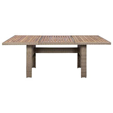 SKM Set da Pranzo da Giardino 7 pz con Cuscini in Polyrattan Marrone (123.7kg)