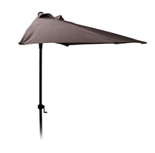 Ombrellone da parete semicircolare – 250 cm/antracite – Ombrellone da parete semicircolare per balcone