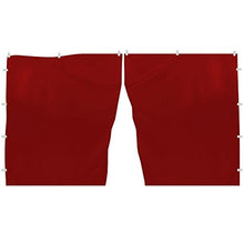 jarolift Componente Laterale Porta per Gazebo con Cerniera Lampo 295 x 195cm, Rosso Vinaccia