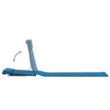 Tidyard Lettino da Spiaggia Pieghevole 2 pz in Tessuto Blu