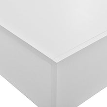 Mensola da Parete con cassetto - Bianco Opaco - 46x30x15cm