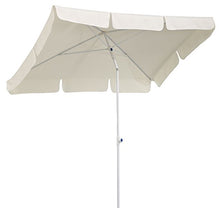 Schneider Ombrellone Ibiza, Natura, ca. 180 x 120 cm, 4 componenti, Rettangolare