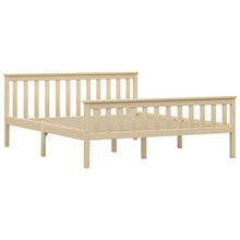 FAMIROSA Giroletto con 2 Cassetti in Legno Massello di Pino 160x200 cm-0340