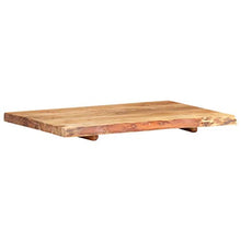 FAMIROSA Piano per Lavabo Bagno in Massello di Acacia 80x55x3,8 cm