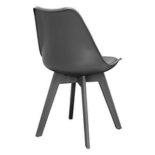 [en.casa] 2 x Sedie Sala da Pranzo (Grigie) per Sala da Pranzo/Salotto/Cucina - Set