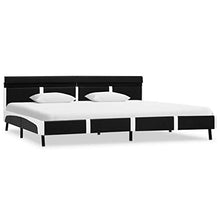 SKM Giroletto con LED Nero in Similpelle 180x200 cm (31.3kg)