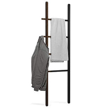 Umbra HUB Scala Nera/Noce, Legno, Nero, 152.00x41.00x3.80 cm