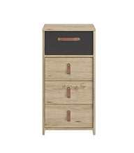 GAMI - Cassettiera con 4 cassetti, stile industriale, colore: Arthus