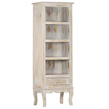 vidaXL Credenza Grigio 45x30x130 cm in Legno Massello di Mango