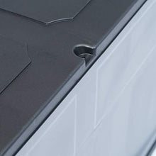 E E-NICES Baule da Giardino 320 L Grigio Nero
