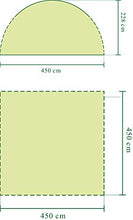 COLEMAN Event Shelter Tendone per Eventi, Grigio/Verde, 4.5 x 4.5 m