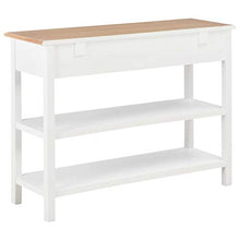 SKM Credenza Bianca 110x35x80 cm in MDF (15.88kg) Bianco-0029