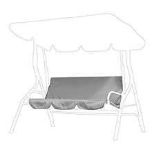 chengong Cuscino per Sedia a Dondolo Impermeabile e Facile da Pulire, coprisedile per Altalena, Prato per Giardino Esterno(Gray)