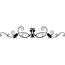 T-MK452 - Adesivi per testiera del letto, 26 x 140 cm, colore: Nero
