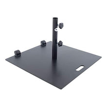 SORARA Base Stand per ombrellone con Ruote, Max. ø 48 mm, 60 x 60 cm