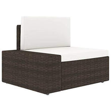 vidaXL Set Divani da Giardino 3 pz in Polyrattan Marrone - Arredi Casa