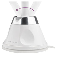 medisana CM 850 specchio da trucco rotondo con forte ventosa - specchio da tavolo con illuminazione a LED e ingrandimento 5x - specchio da trucco con diametro 19 cm