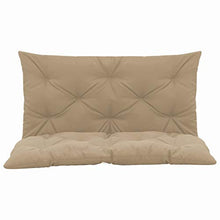 Festnight Cuscino per Dondolo Cuscino Lungo per Panchina da Giardino 100 cm con Schienale Resistente e Comodo per Panca da Esterno ed Interno