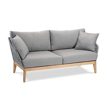 Gartentraum Divano da Giardino a 3 posti in Legno ad Angolo - Calyptra Couch
