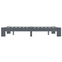 FAMIROSA Giroletto Grigio in Legno Massello di Pino 140x200 cm