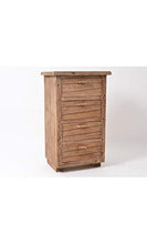 Edell - Mobile in legno cerato, 4 cassetti, colore: Bianco