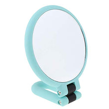 T TOOYFUL Specchio Tenuto In Mano Piegante Porpora & Verde Di 2pcs Con Ingrandimento 15X & Immagine Vera, Specchio Di Rasatura Di Trucco Del Controsof
