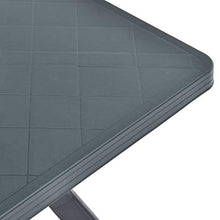 vidaXL Tavolo da Bistrot Antracite 70x70x72 cm in Plastica