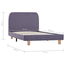 SKM Giroletto in Tessuto Grigio Chiaro 90x200 cm (20.35kg)