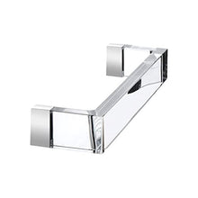 Kartell Rail, Portasciugamani in plastica, 7.5x30x4 cm, Cristallo