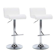FAMIROSA Sgabelli da Bar 2 pz Bianchi in Similpelle-6859