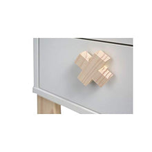 Comodino XO bianco naturale