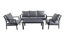 Paniate Design Salotto Ate Casa Elba 5 Posti in Alluminio