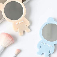 AJH Specchio per Il Trucco Specchio per Il Trucco Portatile, Specchio per Il Trucco Pieghevole Portatile, per Camera da Letto, Aula e scrivania da Bagno, Specchio per Il