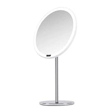 Lshbwsoif - Specchio da trucco a LED, con controllo toccante, per camera da letto, bagno
