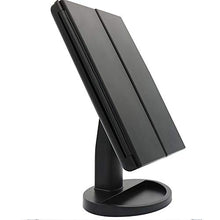 Damai Sensore tattile Pieghevole a Tre Lati a LED Lente d'Ingrandimento Batteria di Ricarica USB Doppio Specchio Triplo for Trucco/Specchio