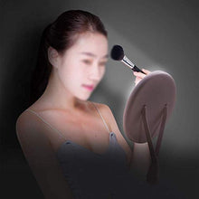 Specchi da Trucco Il trucco dello specchio LED con luce Dormitorio Desktop Desktop Ragazze di bellezza di riempimento portatile Luce Specchio specchio for il trucco Specchio da Tavolo
