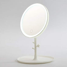 chora Specchio per Trucco a LED con ingrandimento Specchio per Trucco da Tavolo cosmetico HD Rimovibile con Rotazione di 90 Portatile Ricaricabile per Regalo di Compleanno per Ragazza heathly