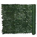siepi siepe sintetica edera da balcone per copertura privè rotolo da h 100 x 300 cm