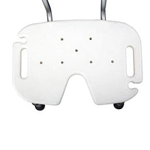 Sgabelli da Bagno in Lega di Alluminio ad Altezza Regolabile, Sgabello da Bagno Antiscivolo per Donne Incinte da Doccia 66-84 cm 0104