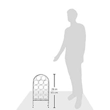 Amazon Basics - Portabottiglie di vino cromato, design ricurvo, per 14 bottiglie