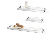 ZACK ESTANTE baño 46,5x13,2 CM, Grigio Acciaio